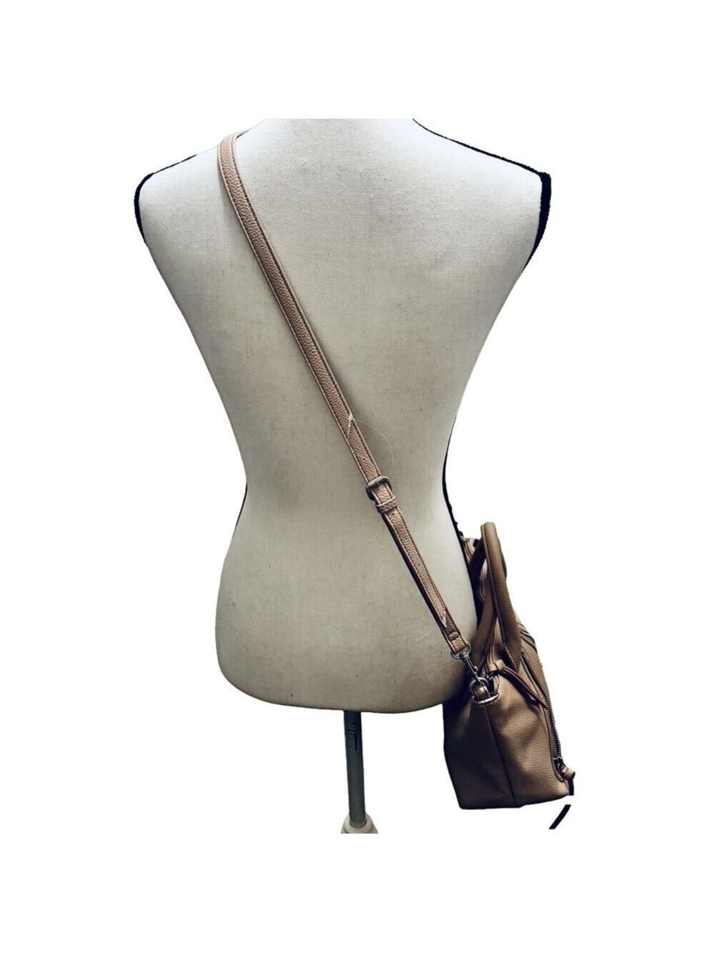 Nine West Tan Beige Crossbody Purse Handbag - Picture 5 of 16